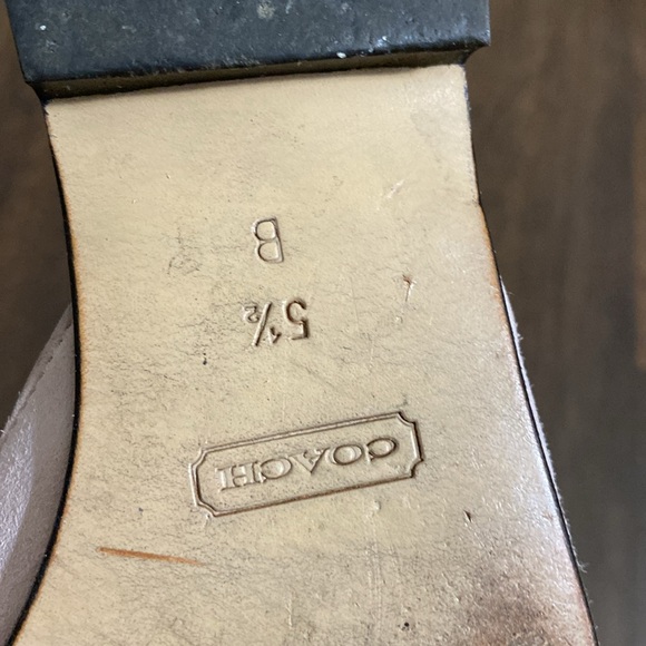 Coach Babatte 736  Italian Made Suede Pink Ballet Mullet Size 5.5B - Picture 10 of 16